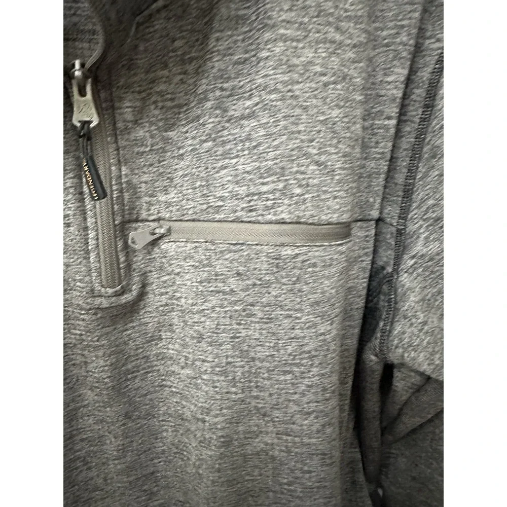 Legendary Outdoors Quarter Zip Pullover XL‎ Gray Heather Performance Fleece